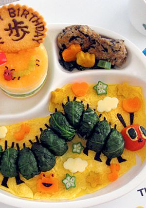誕生日ご飯☆はらぺこあおむし膳☆その２-レシピのメイン写真