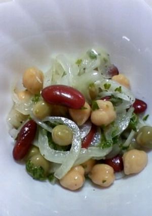 新玉ねぎとミックスビーンズのマリネ-レシピのメイン写真