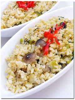 しらす野沢菜♪やきめし♪in しめじ-レシピのメイン写真