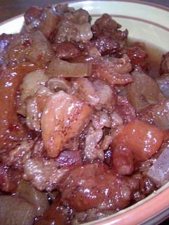 炊飯器deぼっかけ(牛筋の煮込み)-レシピのメイン写真
