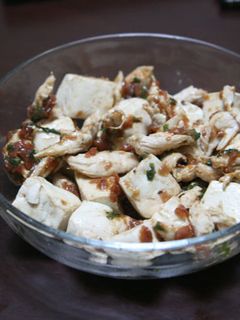 豆腐とササミのさっぱり梅和え-レシピのメイン写真
