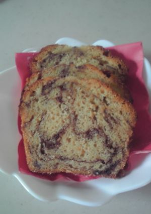 簡単すぎるマーブルパウンドケーキ-レシピのメイン写真