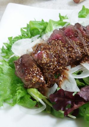 ダイエット応援レシピ！ステーキ(^・^)-レシピのメイン写真