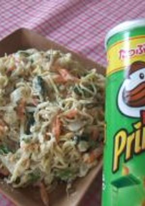 ﾗｰﾒﾝｻﾗﾀﾞ(ﾌﾟﾘﾝｸﾞﾙｽﾞ)-レシピのメイン写真