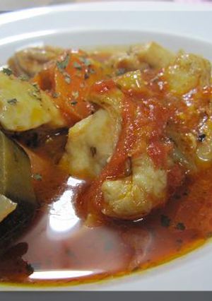 鶏のイタリアントマト煮込み-レシピのメイン写真