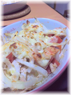 玉ねぎとシーチキンのにんにくマヨチー焼き-レシピのメイン写真