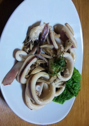 フライパンで５分。イカのバター炒め-レシピのメイン写真