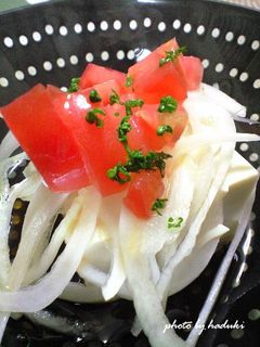 新玉冷や奴サラダ-レシピのメイン写真