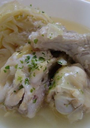 圧力鍋で2分　キャベツと鶏肉のボリーム煮-レシピのメイン写真
