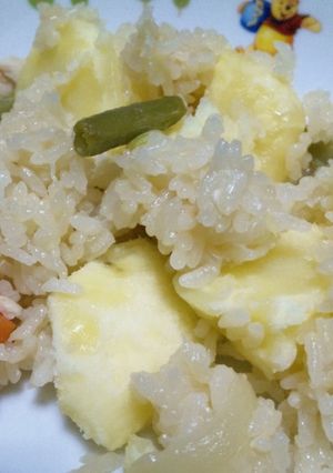 ほっくり♪炊き込みおじゃがご飯-レシピのメイン写真