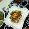 薬味たっぷり☆まぐろユッケ丼