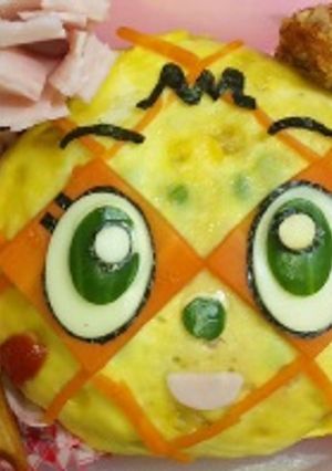 キャラ弁★メロンパンナちゃん★-レシピのメイン写真