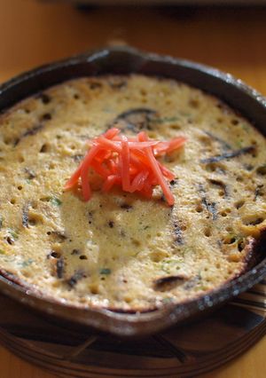 「ふじっこ塩こんぶ」で山芋鉄板-レシピのメイン写真