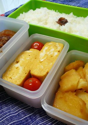 お弁当：おじゃがのバターしょうゆ(甘辛）-レシピのメイン写真