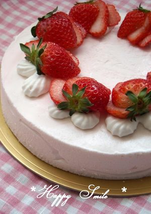 苺のムースケーキ-レシピのメイン写真