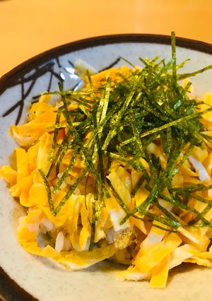 梅酢和えごはんのシンプル錦糸玉子盛り-レシピのメイン写真