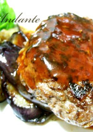 簡単レストラン風★牛肉ハンバーグ-レシピのメイン写真