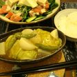 さっぱりトロリあんかけ和風ロールキャベツ