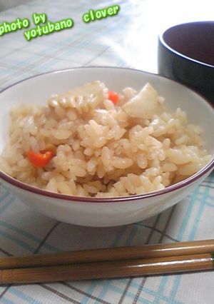 超かんたん☆たけのこ炊き込みご飯-レシピのメイン写真