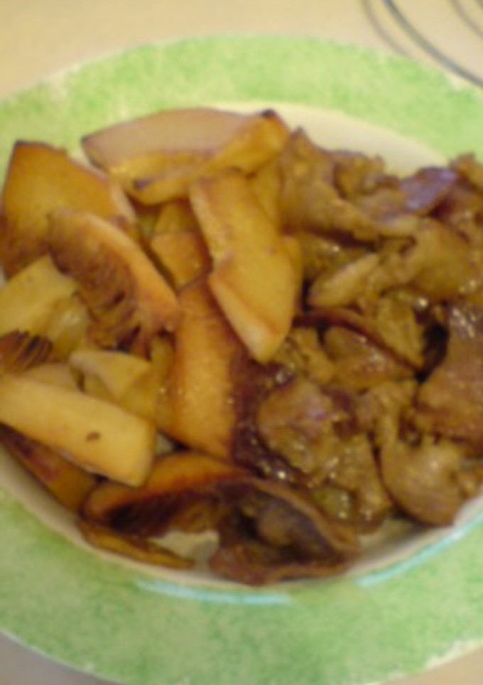 ﾀｹﾉｺと豚肉の焼肉風炒め-レシピのメイン写真