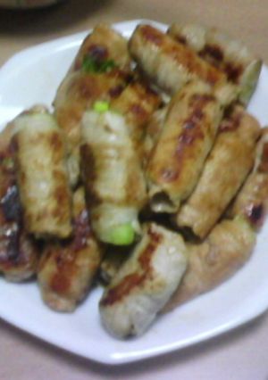 豚ばら肉の白ねぎ巻き巻き-レシピのメイン写真