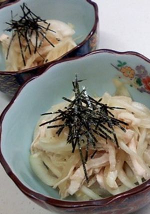 玉ねぎとチキンの酢の物（２杯酢）-レシピのメイン写真