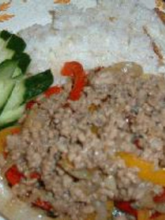 豚肉とバジル炒めごはん-レシピのメイン写真