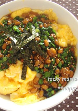 特製ニラだれで♪ヘルシーネバネバ丼-レシピのメイン写真
