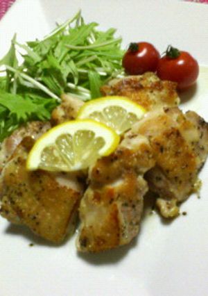 ﾊｰﾌﾞｿﾙﾄで☆簡単ﾁｷﾝｿﾃｰ-レシピのメイン写真