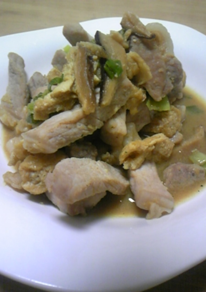 豚肉とあげでほんのりカレー炒め-レシピのメイン写真