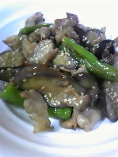 5分で簡単☆なすと豚肉とししとうの炒め物-レシピのメイン写真
