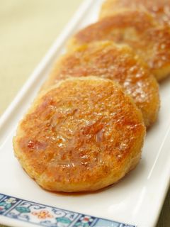 もちもち~蓮根とおからのお焼き-レシピのメイン写真