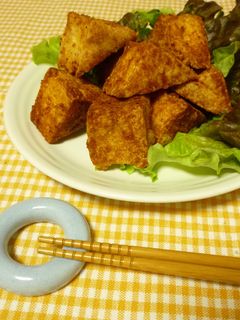 簡単♬食感ザクザク♬厚揚げの唐揚-レシピのメイン写真