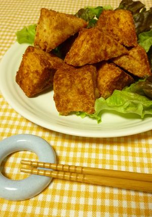 簡単♬食感ザクザク♬厚揚げの唐揚-レシピのメイン写真
