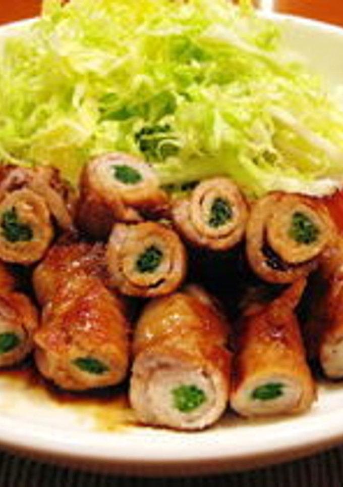 巻き巻きぶたのしょうが焼き-レシピのメイン写真