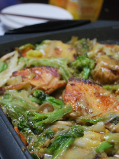たっぷり野菜と鮭のちゃんちゃん焼き風-レシピのメイン写真