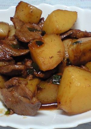 ホクホクじゃがいもと豚肉の炒め物♪-レシピのメイン写真