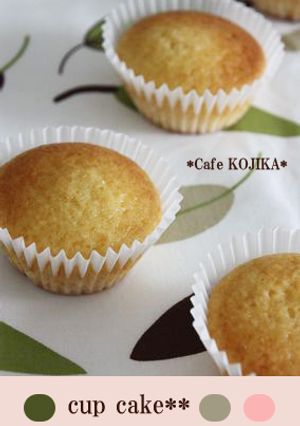 簡単すぎ！な 基本のカップケーキ-レシピのメイン写真