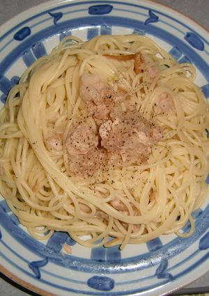 なめたけとツナのあっさりパスタ-レシピのメイン写真