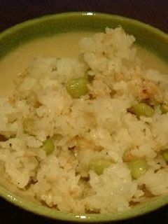 蟹と枝豆の炊き込みご飯-レシピのメイン写真