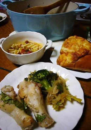 ルクルーゼで手羽元のブレゼ(蒸し煮)-レシピのメイン写真