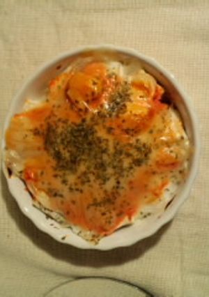 はんぺんの明太子マヨチーズ焼き♪-レシピのメイン写真