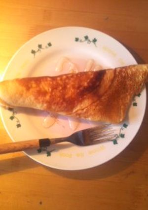 くるんと巻いてパンケーキ*きなこ*-レシピのメイン写真