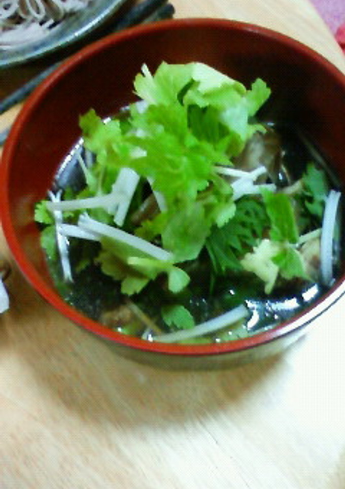 洋風？和風？あさりのつけ蕎麦-レシピのメイン写真