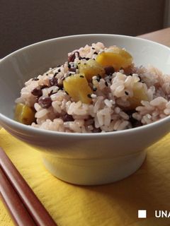 ■ 栗の甘露煮入り お赤飯 ■-レシピのメイン写真