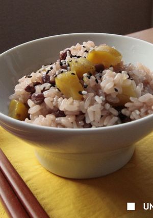 ■　栗の甘露煮入り　お赤飯　■-レシピのメイン写真