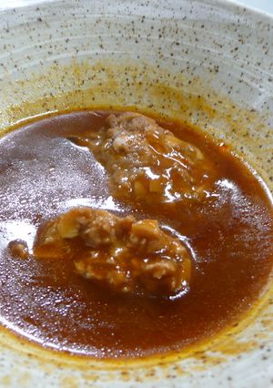 エリンギ入り煮込みハンバーグ-レシピのメイン写真