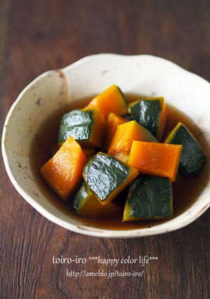 お弁当にも♪レンジde簡単かぼちゃの煮物-レシピのメイン写真
