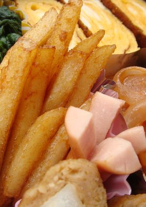 お弁当に♫フライドポテト・焼肉のたれ炒め-レシピのメイン写真