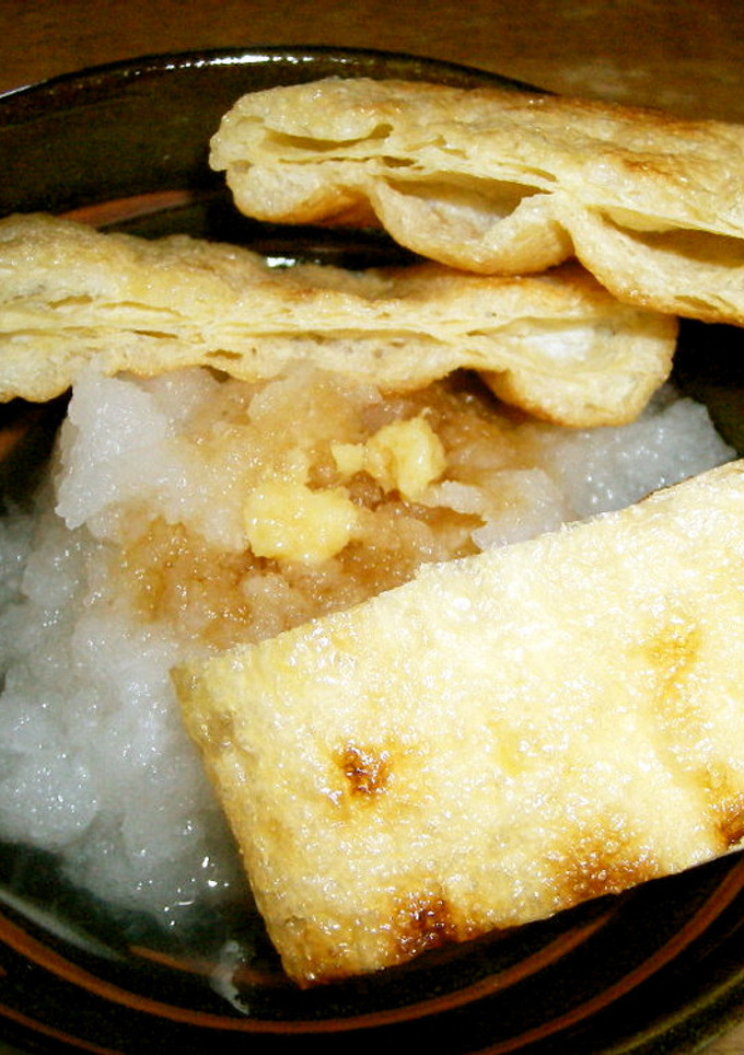 たったこれだけｗ　焼きアゲと大根おろし-レシピのメイン写真